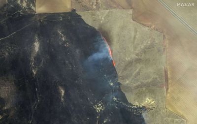 Texas wildfire is so big, you can see it from space