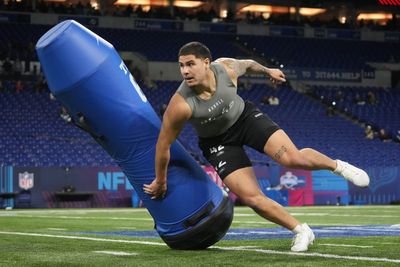 Best photos from the top DL, edge rusher, and LB performances at 2024 NFL Combine