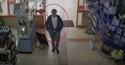 Watch as an accused bottle shop attacker wields 'silver blade'