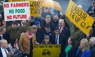 Tories accused of hypocrisy for supporting farmers’ protests