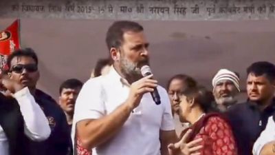 Double engine Govt guarantees 'jungle raj' in Uttar Pradesh: Rahul Gandhi