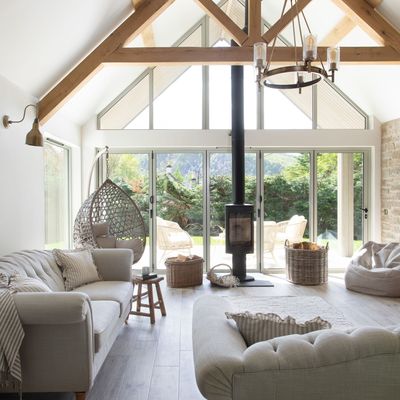 This gorgeous home into a calming haven nestled in the Scottish Highlands