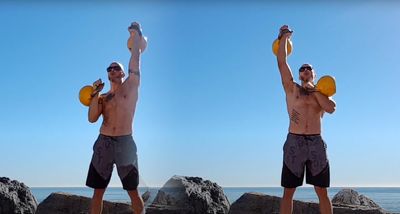Kettlebell seesaw press: How to do it, and the benefits for sculpting stronger shoulders