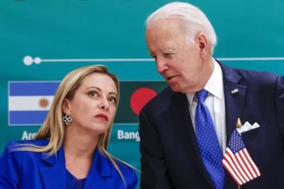 Biden And Meloni Discuss Aid To Ukraine And Cease-Fire