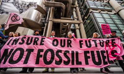 ‘Stop insuring fossil fuel’: activists target London insurers in week of action