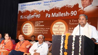 Threat to democracy and Constitution exists, says Siddaramaiah