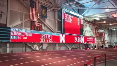 Nebraska Runs the Gamut in LED Displays for a New Indoor Track Experience