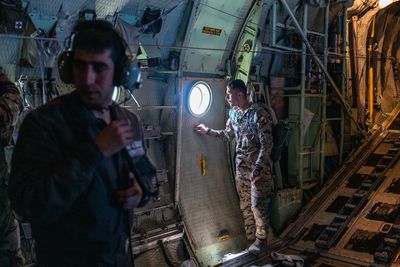 Aboard Jordan's aid airdrop over Gaza, a last resort for relief to Palestinians there