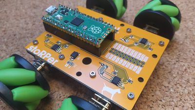 Raspberry Pi Pico drives StoRPer modular DIY robot rover