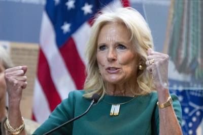 First Lady Jill Biden Criticizes Former President Donald Trump