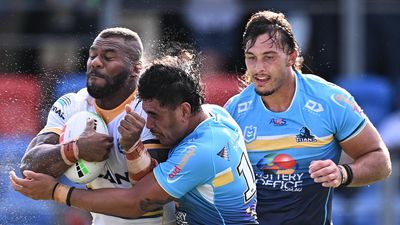 Titans forward pack just as good as Broncos: Palasia