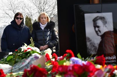 Navalny's Mother Visits Son's Grave After Funeral Draws Thousands