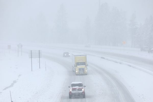 Major interstate closed as dangerous winter storm pummels the Sierra Nevada