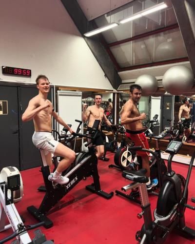 Anders Antonsen And Team: Pushing Limits Together In Gym