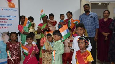 Deaf and mute children observe World Hearing Day