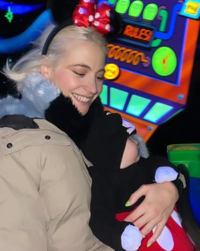 Pixie Lott's Enchanting Day At Disneyland With Family