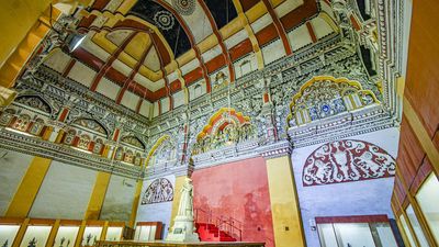 Conservation, restoration of Durbar Hall and Sharjah Maadi inside Thanjavur Palace taken up