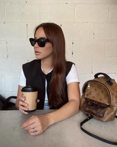 Raquel Mauri Radiates Effortless Chic During Coffee Break