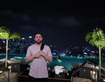 Jason Kipnis Radiates Confidence In Rooftop Pool Photoshoot