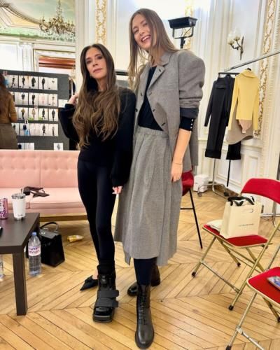 Fashion Icons Maria Sharapova And Victoria Beckham Collaborate In Style