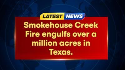 Texas Firefighters Battle Largest Blaze In State History