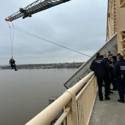 Semi-Truck Dangles Over Ohio River, Dramatic Rescue Ensues