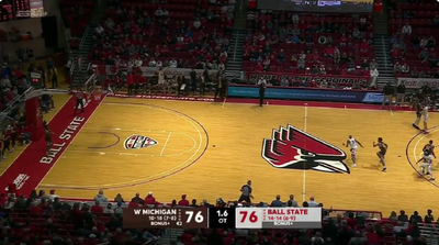 Western Michigan completed the most unbelievable cross-court bounce pass to top Ball State at the buzzer