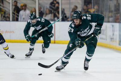 WATCH: Reed Lebster’s game winning goal to clinch Big Ten title for MSU