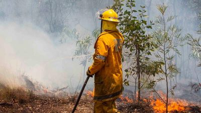 Caravan park evacuated as bushfire closes Tas highway