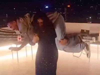 Viral Video: Wrestler Sangeeta Phogat lifts Indian Cricketer Yuzvendra Chahal on shoulders for a spin