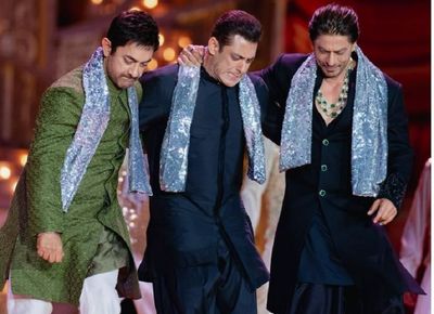 Anant Ambani-Radhika's pre-wedding bash: Khan trio dances to 'Naatu Naatu', SRK chants Jai Shri Ram