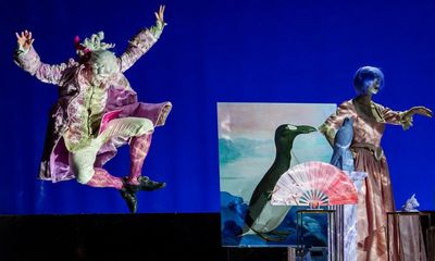 The Rake’s Progress review – stylisation tips towards surrealism in ETO’s staging of Stravinsky parable
