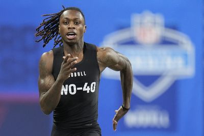The fastest 40-yard dashes run at the 2024 NFL combine, including Xavier Worthy’s record-breaker