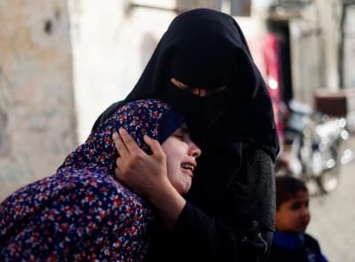 Infant Twins Buried In Rafah During Gaza War