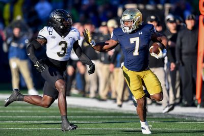 Why Notre Dame RB Audric Estime’s poor 40 time could benefit Rams