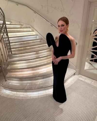 Julianne Moore Radiates Elegance In Stunning Black Dress Photoshoot