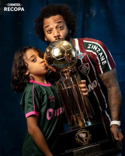 Marcelo Vieira's Heartwarming Photoshoot With Son And Trophy