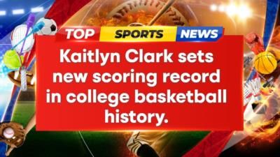 Kaitlyn Clark Breaks All-Time Scoring Record In College Basketball