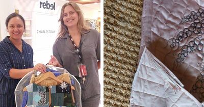 Stolen handmade charity jacket discovered dumped in bush