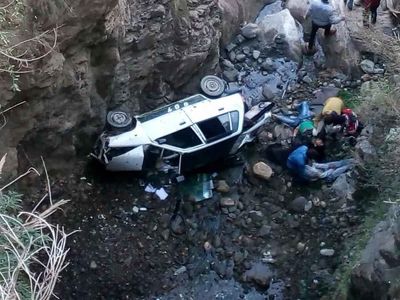 J&K: Four killed as vehicle plunges into deep gorge in Ramban