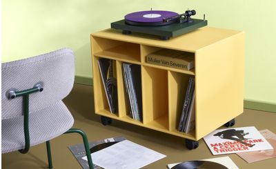 Montana’s colourful ‘Spin’ vinyl storage puts your records on display