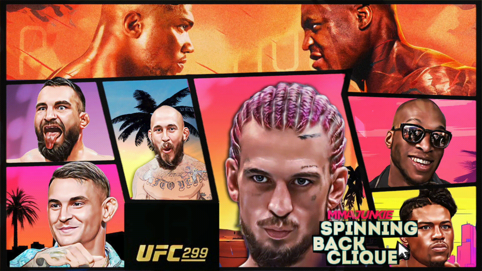 Spinning Back Clique LIVE: Sean O’Malley’s big moment, UFC 299 vs. UFC 300, Ngannou-Joshua stakes and more