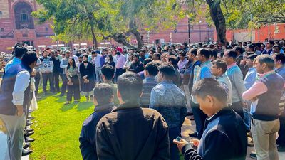 Central government employees protest delays in promotion, threaten non-cooperation if demands not met