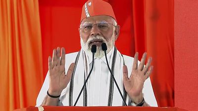 Prime Minister Narendra Modi accuses Congress government in Telangana of ‘inaction’ on ‘KLIP scam’