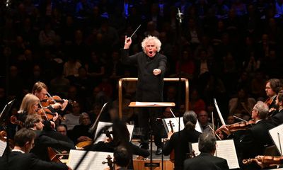 LSO/Rattle review – Adams’ Frenzy debuts but Roy Harris’s Third is the real discovery