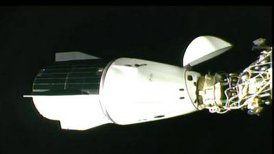 SpaceX's Crew-8 Dragon capsule docks at the ISS (video)