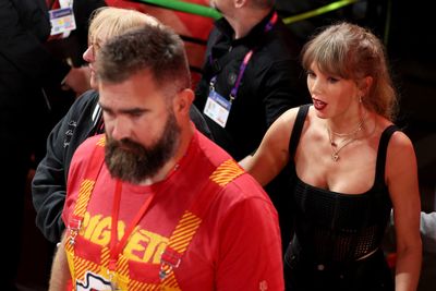 Did Jason Kelce reference a Taylor Swift song during his retirement speech?
