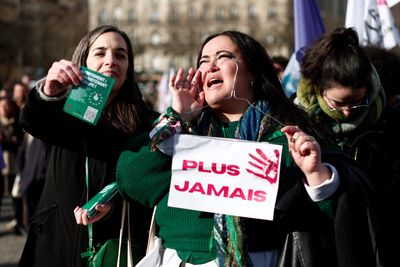 France becomes world’s first country to enshrine abortion in constitution