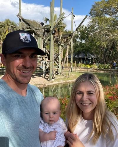 Eric Yardley Enjoys Family Time At Zootampa With Baby