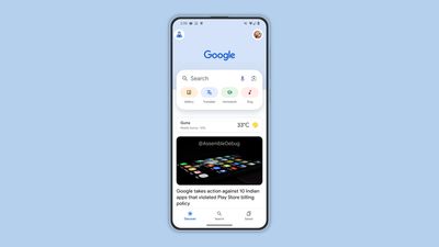 Google app tests new colorful shortcut buttons for Search